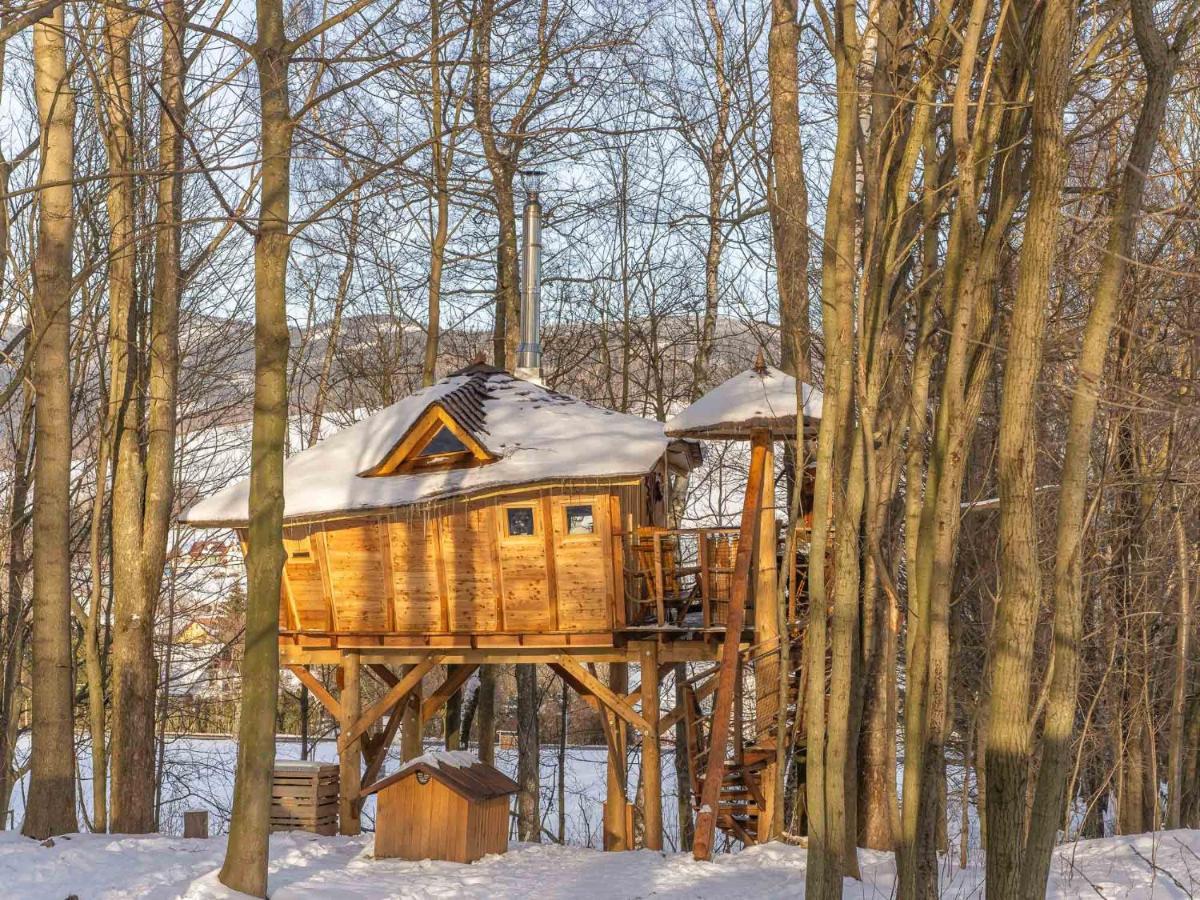 فندق Treehous Sneznik S Wellness Dolní Morava المظهر الخارجي الصورة