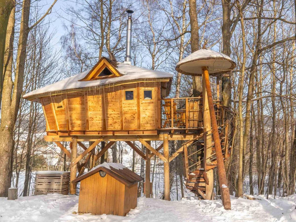 فندق Treehous Sneznik S Wellness Dolní Morava المظهر الخارجي الصورة