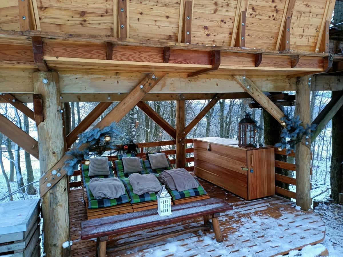 فندق Treehous Sneznik S Wellness Dolní Morava المظهر الخارجي الصورة