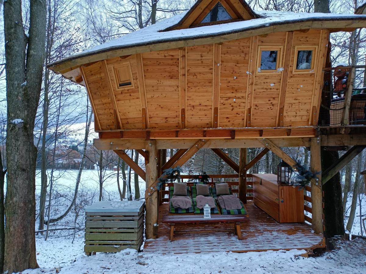 فندق Treehous Sneznik S Wellness Dolní Morava المظهر الخارجي الصورة