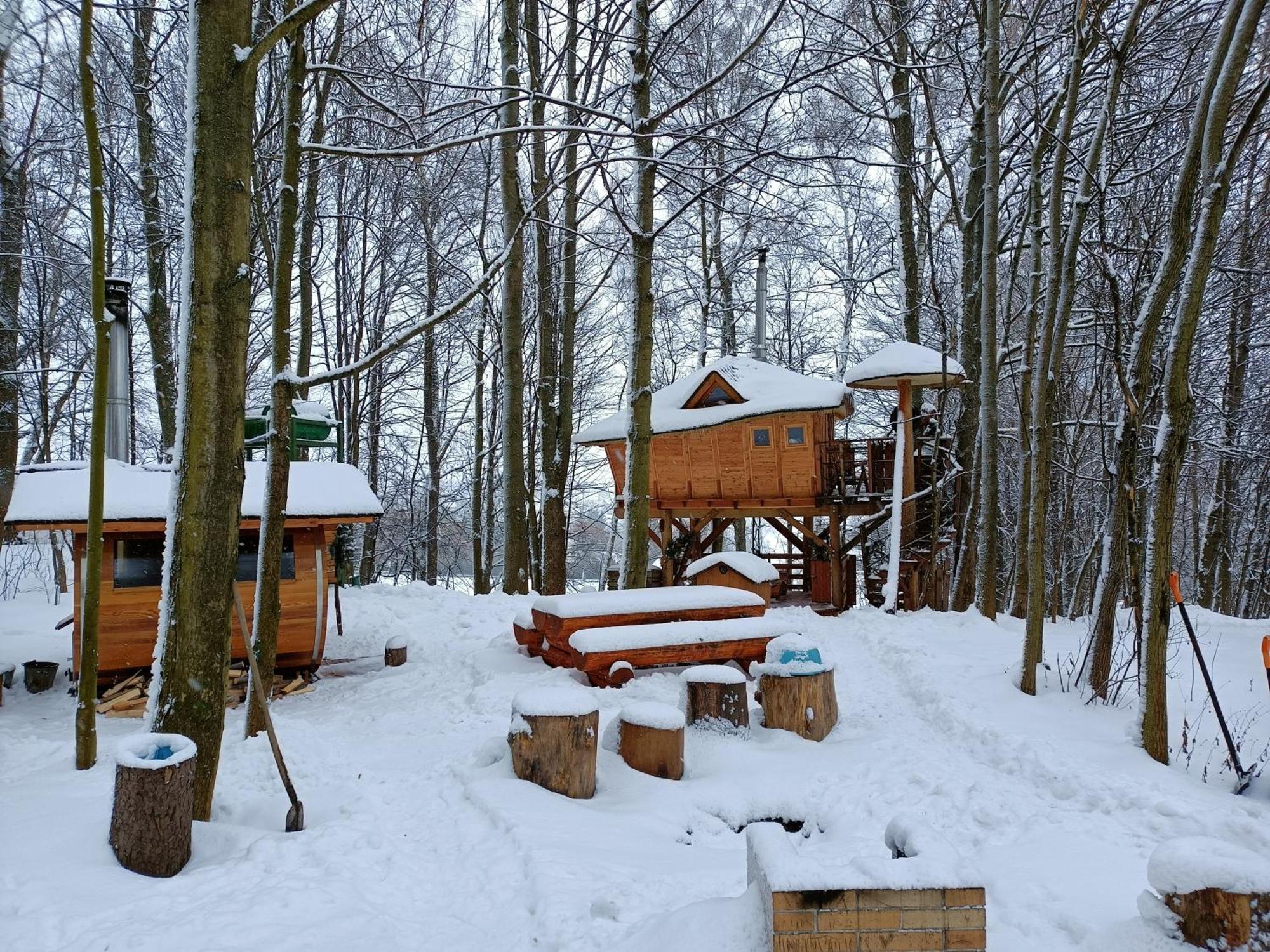 فندق Treehous Sneznik S Wellness Dolní Morava المظهر الخارجي الصورة